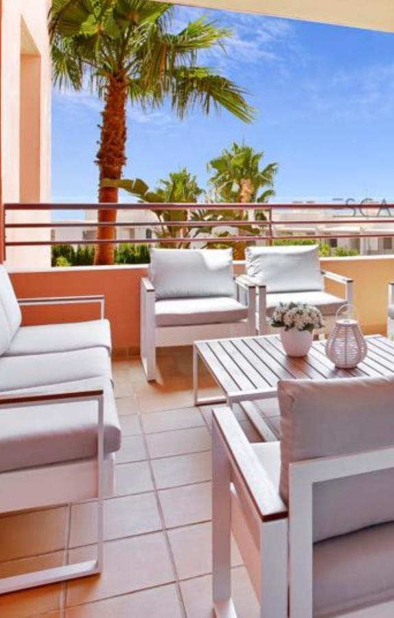 Estrella De Mar Zeezicht En Uitkijk Op Gibraltar 40m2 Terras Incl Zwembad Garzas Appartamento Manilva