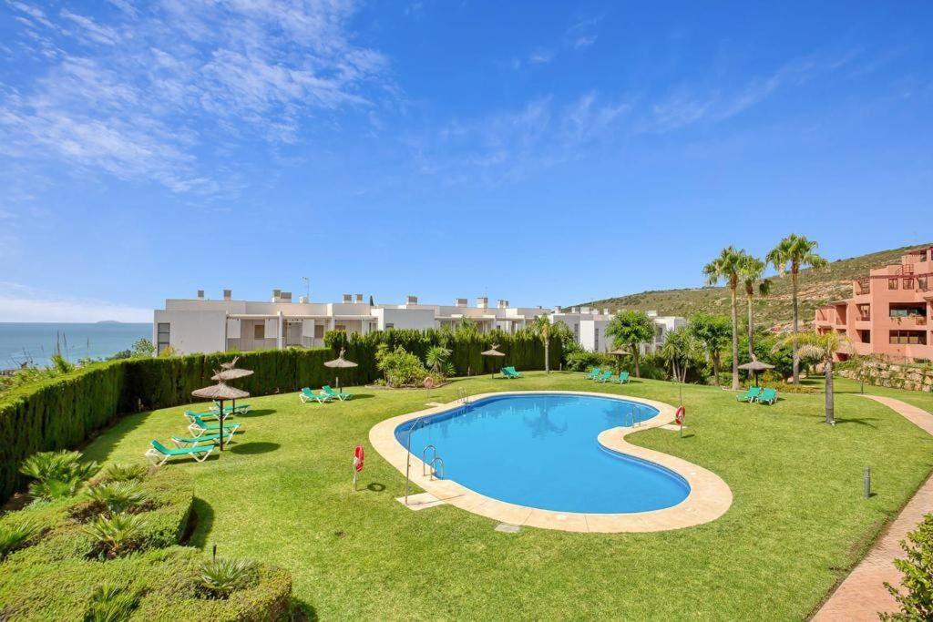 Estrella De Mar Zeezicht En Uitkijk Op Gibraltar 40m2 Terras Incl Zwembad Garzas * Manilva